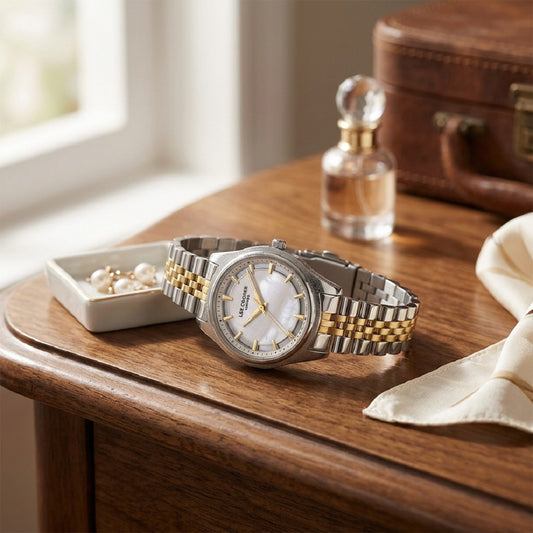 Ρολόι-Γυναικείο Lee Cooper London Stainless Steel Δίχρωμο LC08285.220