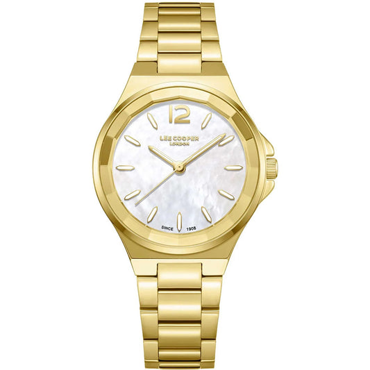 Lee Cooper LC08286.120  Γυναικείο Ρολόι με Χρυσό Μεταλλικό Μπρασελέ