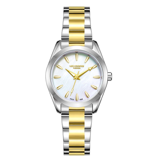 Ρολόι Γυναικείο Lee Cooper London Stainless Steel Δίχρωμο LC08302.220