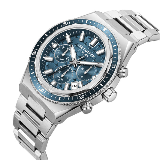 Lee Cooper LC08317.360 Ανδρικό Αναλογικό Ρολόι με Μεταλλικό Μπρασελέ
