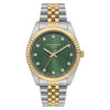 Ρολόι Γυναικείο Lee Cooper London Δίχρωμο Πράσινο LC08400.270