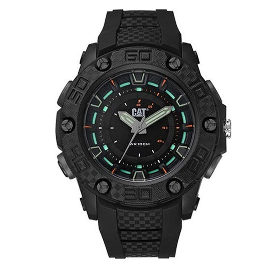 Caterpillar P10 Black Rubber Strap