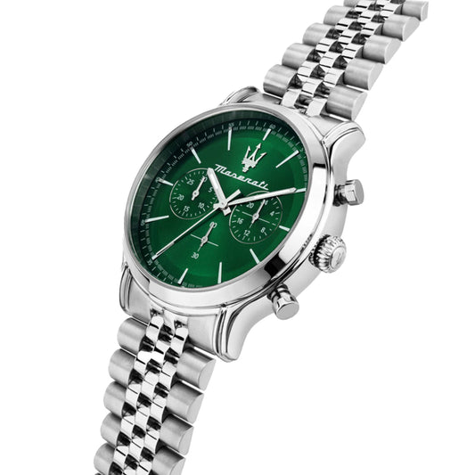 Maserati Epoca Chronograph Silver Stainless Steel Bracelet