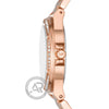 Michael Kors Lennox Set Rose Gold Stainless Steel Bracelet
