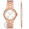 Michael Kors Lennox Set Rose Gold Stainless Steel Bracelet