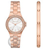 Michael Kors Lennox Rose Gold Stainless Steel Bracelet