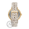 Michael Kors Addyson White Leather Strap