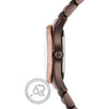 Michael Kors Petite Lexington Brown Stainless Steel Bracelet