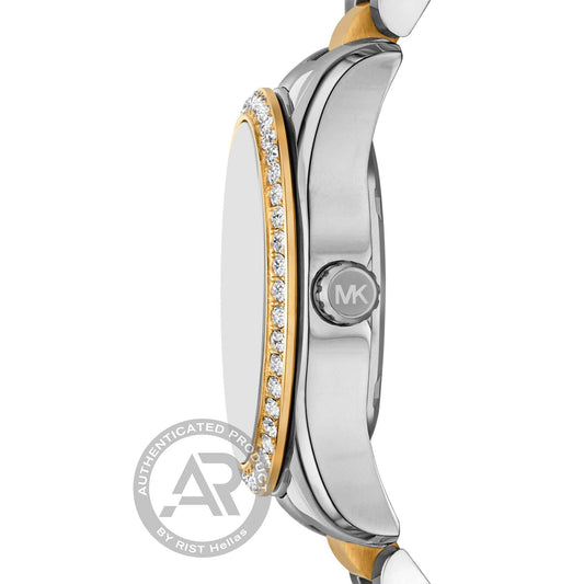 Michael Kors Lexington Multifunction Two Tone Stainless Steel Bracelet