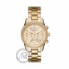 Michael Kors Γυναικείο Χρονογράφος σε Χρυσή Απόχρωση MK6356