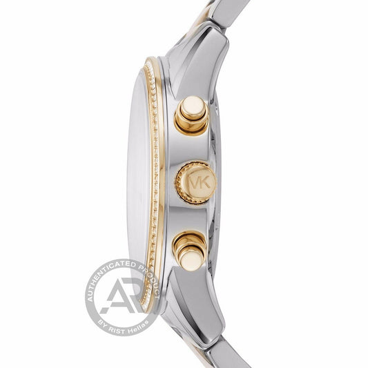 Michael Kors Γυναικείο Χρονογράφος Δίχρωμο MK6474