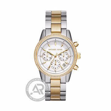 Michael Kors Γυναικείο Χρονογράφος Δίχρωμο MK6474