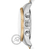 Michael Kors Lexington Crystals Chronograph Two Tone Stainless Steel Bracelet