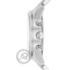 Michael Kors Ritz Crystals Chronograph Silver Stainless Steel Bracelet