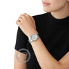 Michael Kors Ritz Crystals Chronograph Silver Stainless Steel Bracelet