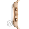 Michael Kors Lennox Chronograph Beige Gold Stainless Steel Bracelet