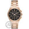 Michael Kors Lennox Chronograph Beige Gold Stainless Steel Bracelet