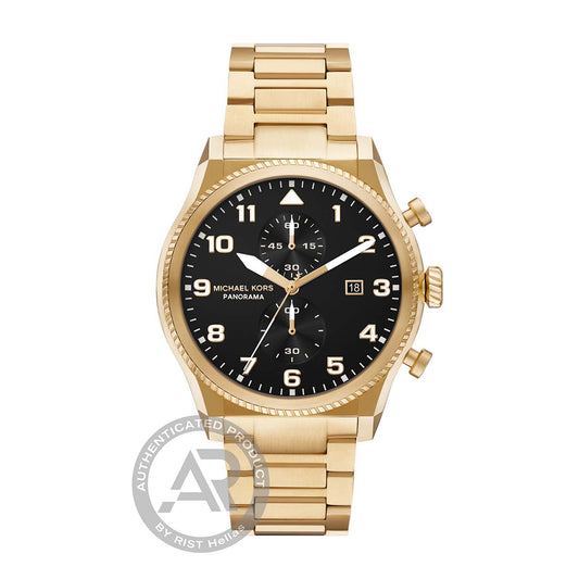 Michael Kors Panorama Chronograph Gold Stainless Steel Bracelet