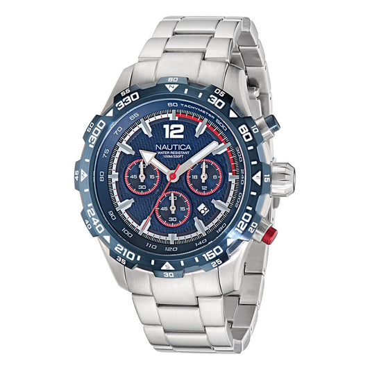 Nautica NST Chronograph Silver Stainless Steel Bracelet