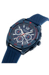Nautica Tin Can Bay Chrono Blue Rubber Strap