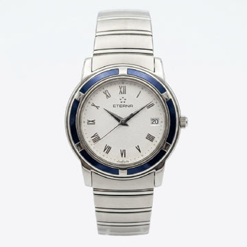 Ανδρικό Eterna Automatic Swiss Made με μπλε λεπτομέρειες