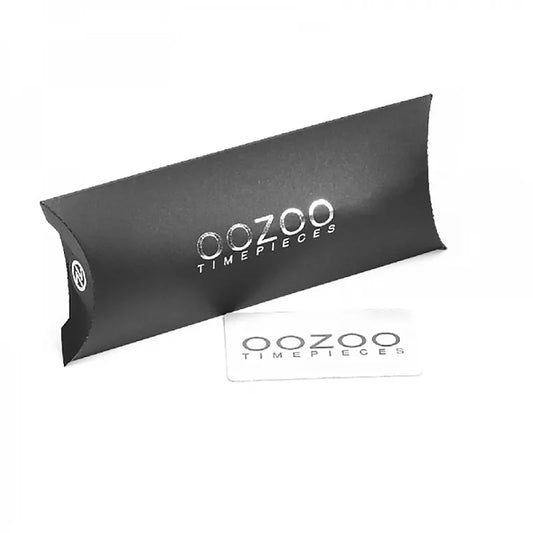 Oozoo Timepieces Crystals Black Rubber Strap