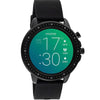 Oozoo Smartwatch Black Rubber Strap