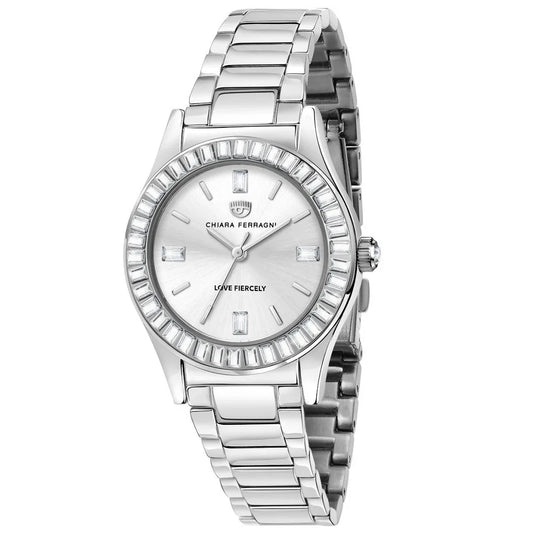 Chiara Ferragni Conteporary Silver Stainless Steel Bracelet
