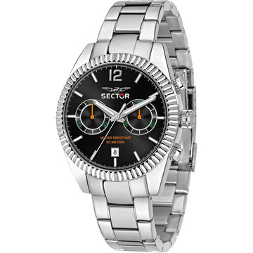 Sector 240 Silver Stainless Steel Bracelet