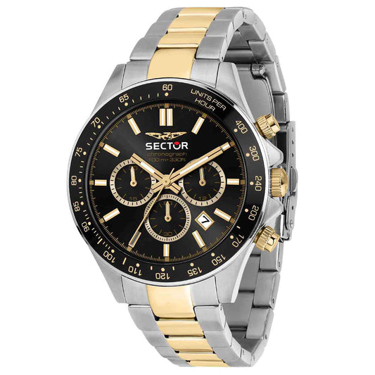Sector 230 Chronograph Two Tone Stainless Steel Bracelet