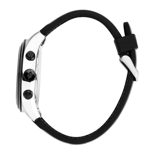 Maserati Tagurado Chrono Black Rubber Strap