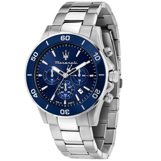 Maserati Competizione Silver Stainless Steel Bracelet