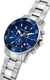 Maserati Competizione Silver Stainless Steel Bracelet