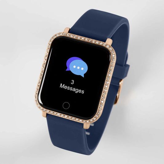 Reflex Active Blue Stone Series 06 Blue Rubber Strap