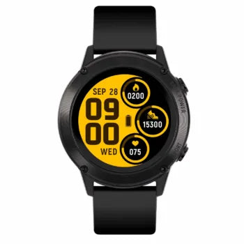 Smartwatch Reflex Active Series 18 Black Rubber Strap
