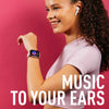 Reflex Active Series 23 Digital Smartwatch & Wireless Earbuds Pink Rubber Strap