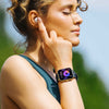 Smartwatch Reflex Active Series 23 Digital Smartwatch & Wireless Earbuds Black Rubber Strap