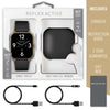 Smartwatch Reflex Active Series 23 Digital Smartwatch & Wireless Earbuds Black Rubber Strap