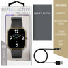 Smartwatch Reflex Active Series 23 Black Rubber Strap