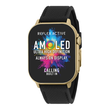 Reflex Active Series 29 Black Rubber Strap