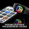 Reflex Active Series 30 Digital Smartwatch Black Stainless Steel Bracelet