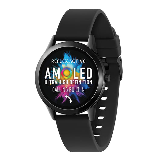 Reflex Active Series 31 Black Rubber Strap