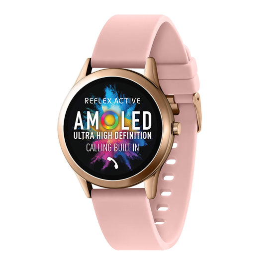 Reflex Active Series 31 Pink Rubber Strap