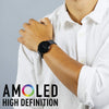 Reflex Active Smartwatch AMOLED Μαύρο με Extra Λουράκι