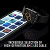 Reflex Active Series 44 Black Rubber Strap