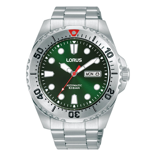 Lorus Sports-Mechanical Automatic Silver Stainless Steel Bracelet