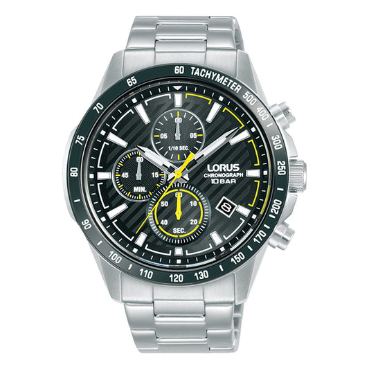 Lorus Sports Chronograph Silver Stainless Steel Bracelet
