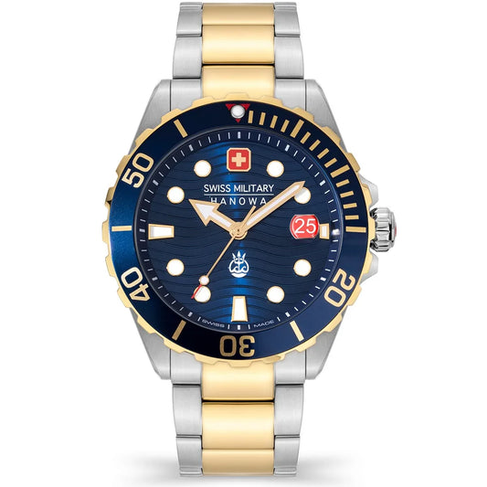 Swiss Military Hanowa Offshore Diver II Two Tone Stainless Steel Bracelet