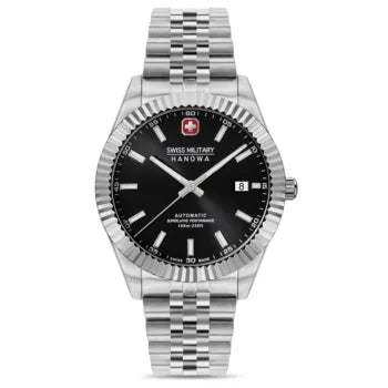 Swiss Military Hanowa Diligenter Automatic Silver Stainless Steel Bracelet