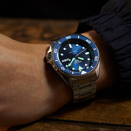 Seiko 5 Sports Automatic Silver Stainless Steel Bracelet